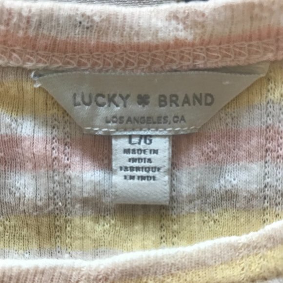 Lucky Brand Striped Cotton Shirt (NWT) - Picture 8 of 12